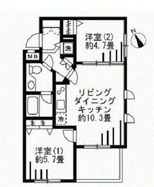 LANAI CLASSICO (ラナイクラシコ) 103 間取り図