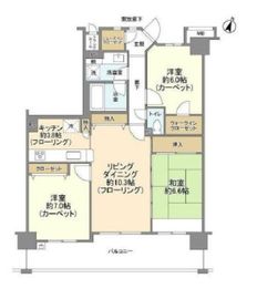 セルテシティオ湘南辻堂 2階 間取り図
