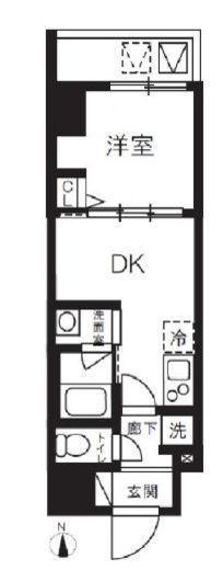 (仮称)台東区竜泉1丁目マンション 8階 間取り図