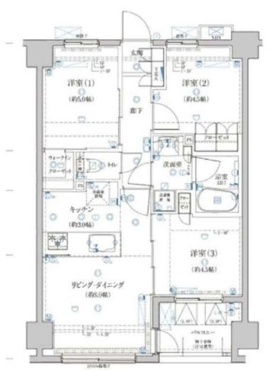 リコットハウス藤沢 1階 間取り図