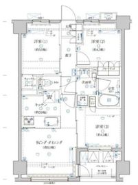 リコットハウス藤沢 1階 間取り図