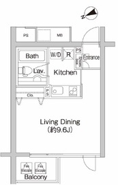 プライムアーバン市谷仲之町 203 間取り図