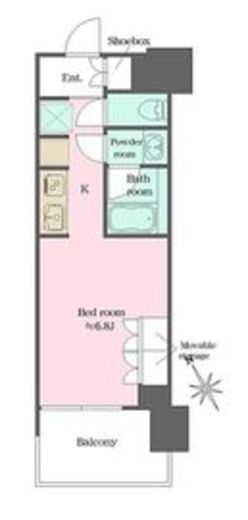 ウエリスアーバン水天宮前 925 間取り図
