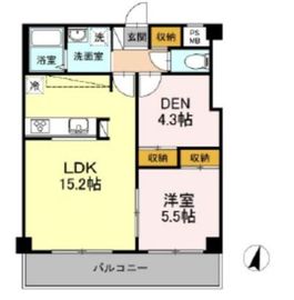 MOE MUSASHIKOSUGI 3階 間取り図