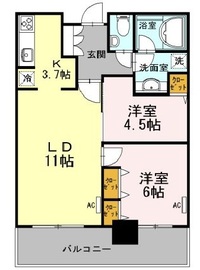 芝浦アイランド ブルームタワー 903 間取り図