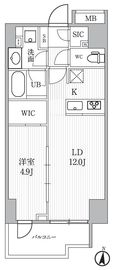 シーズンフラッツ両国 602 間取り図