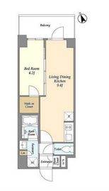 ドゥーエ南砂町 602 間取り図
