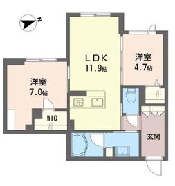 コートブランシュ湘南鵠沼 103 間取り図