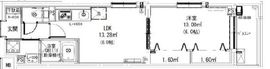 Leaf Village新宿若松 (リーフヴィレッジ新宿若松) 306 間取り図