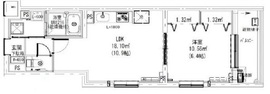 Leaf Village新宿若松 (リーフヴィレッジ新宿若松) 409 間取り図