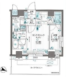 デュオステージ中野 7階 間取り図