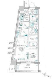 デュオステージ中野 2階 間取り図