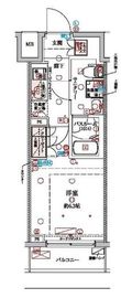ラクラス横浜 408 間取り図