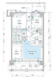 サムティレジデンス藤が丘 702 間取り図