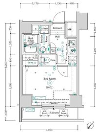 アンベリール王子 201 間取り図