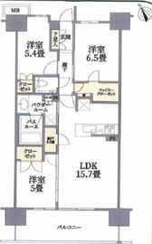 プレミスト湘南辻堂フォレストフェイス 12階 間取り図