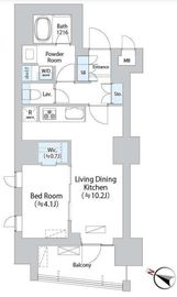 イストワール阿佐ヶ谷 206 間取り図