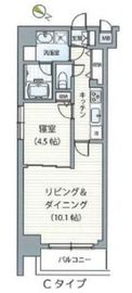 ミェーレ日本橋 501 間取り図