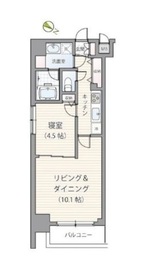 ミェーレ日本橋 601 間取り図