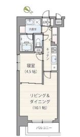 ミェーレ日本橋 701 間取り図