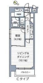 ミェーレ日本橋 1001 間取り図