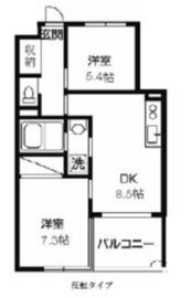 コスモプレイス赤羽2 203 間取り図