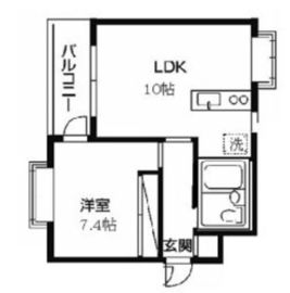 コスモプレイス赤羽2 205 間取り図