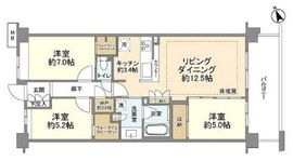 ブランズシティ本郷台フィールドテラス 3階 間取り図