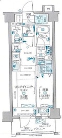 デュオステージ中野 2階 間取り図