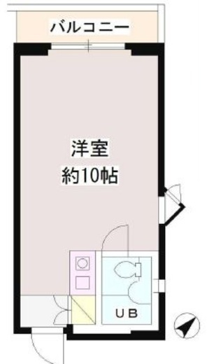 パーク・ノヴァ渋谷 3階 間取り図