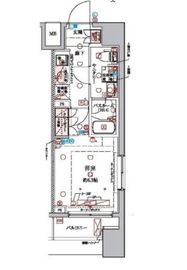 ラクラス横浜 401 間取り図