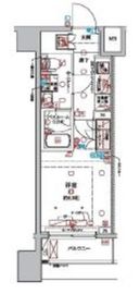 ラクラス横浜 706 間取り図
