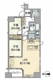 レジデンシャルステートタワー南千住 703 間取り図