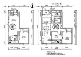 東雲キャナルコートCODAN 11-1107 間取り図