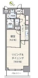 ミェーレ日本橋 602 間取り図