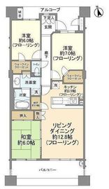 ディアパークスコンフォートスクエア 8階 間取り図