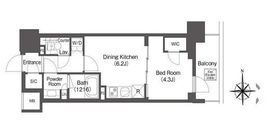 コンフォリア東新宿 903 間取り図