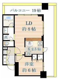 TIX TOWER UENO 18階 間取り図