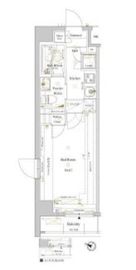 ルクレ高円寺アジールコート 311 間取り図