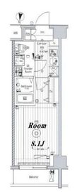 メイクスデザイン新宿落合 8階 間取り図