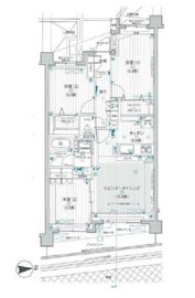 パレステージ溝の口 1階 間取り図