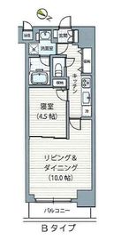 ミェーレ日本橋 1102 間取り図