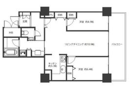 代官山アドレス ザ・タワー 20階 間取り図