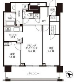 クロスエアタワー 17階 間取り図