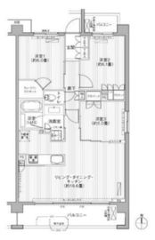 グランフェリシア経堂赤堤 2階 間取り図