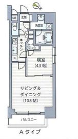 ミェーレ日本橋 503 間取り図