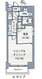 ミェーレ日本橋 603 間取り図