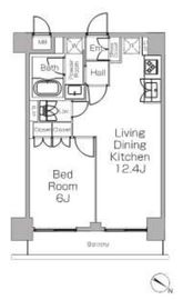 プラウドフラット三軒茶屋Ⅱ 204 間取り図