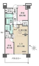 ザ・パークハウス横浜川和町テラス 10階 間取り図