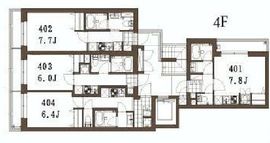 グランデュオ青葉台 401 間取り図